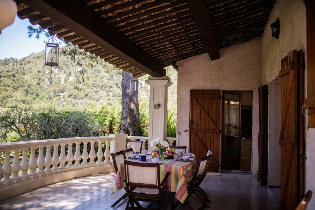 La Rohiere - Tourrette-Levens Villa Exteriör bild